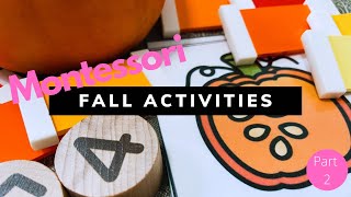 Montessori Fall Activities |Fall Activities for Toddlers and Kids #montessoriwithhart