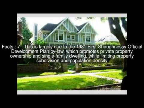 Shaughnessy, Vancouver Top  #13 Facts