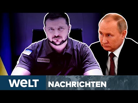PUTINS KRIEG: "Russland will Zerstörung der Ukraine", so Selenskyj - Ärger um Ringtausch | WELT News