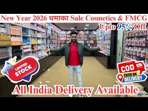 Cosmetics & FMCG Big Store | Branded Cosmetics Products पर 95% का Discount | Big Brands | COD