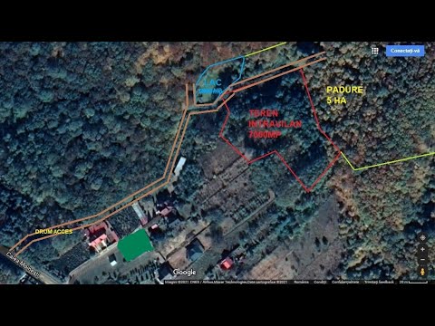 Valea Budului – Teren intravilan. Lac. Padure