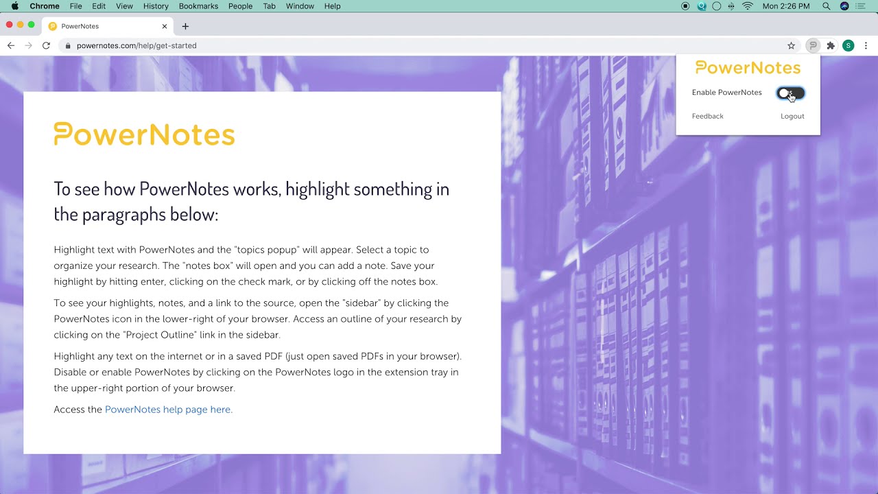 PowerNotes Research & Note-Taking: Overview & Tutorial