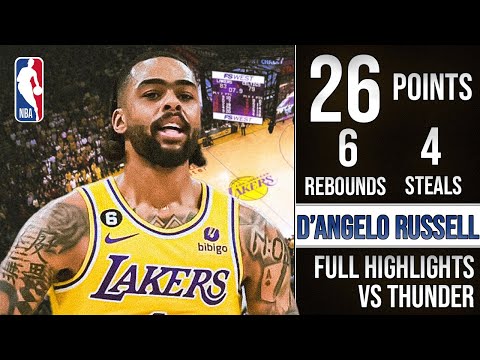 D'Angelo Russell GOES OFF FOR 26 PTS 6 REBS 4 STL 3 AST 🔥🎥 | FULL HIGHLIGHTS VS OKC THUNDER