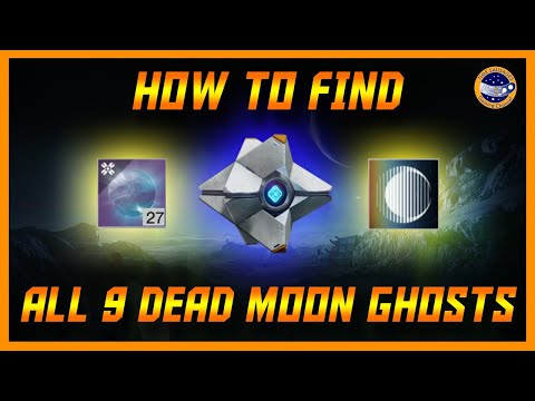 Destiny 2 - How To Get All Lost Dead Ghosts! Rare Lunar Memorium Emblem! Moon Loot!