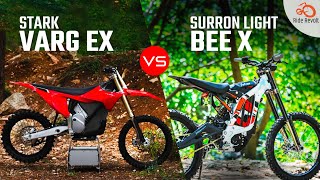 Stark VARG EX vs Surron Light Bee X – Battle of The X's!