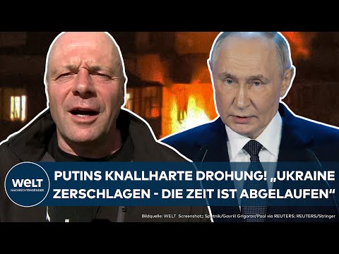 UKRAINE-KRIEG: "Zeit ist abgelaufen!" Knallharte Töne aus dem Kreml! Putin gießt weiter Öl ins Feuer