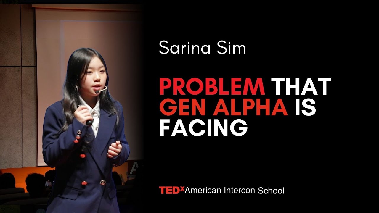 The Problem Gen Alpha Is Facing | Sarina Sim | TEDxAmerican Intercon School