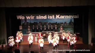 preview picture of video 'Gardetanz der Prinzengarde Emmerich Session 2011/2012'