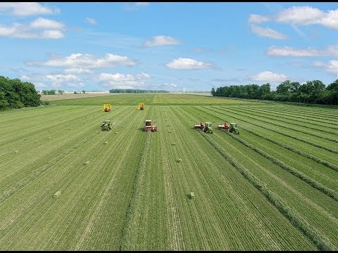 Making Horse Hay in Small Square Bales