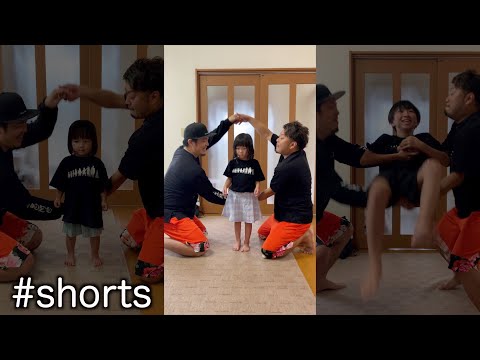 , title : '【親子遊び】まさかの大物も大回転！？みんなもやってみよう！#shorts'