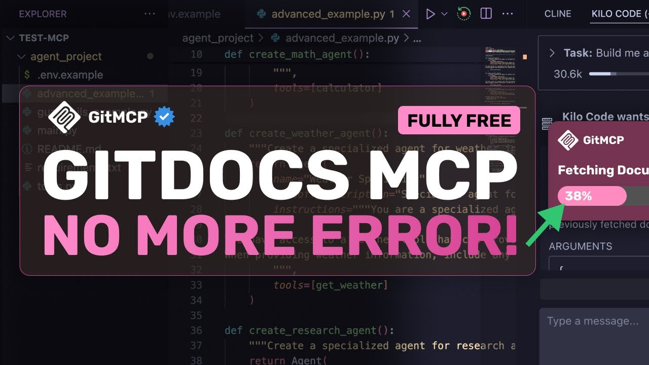 GitDocs MCP: 10X LESS Errors with this MCP! RIP Context7?!