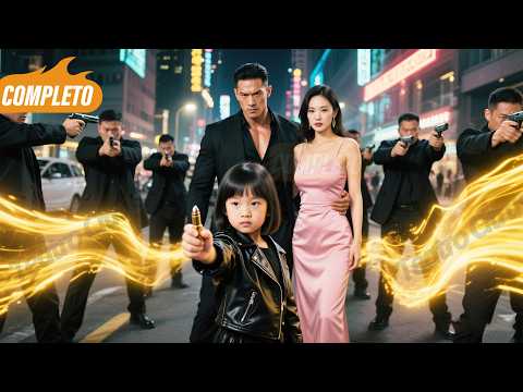 Una niña de 5 años atrapa la bala de un matón,salva a la hija del magnate lleva a su padre a la cima