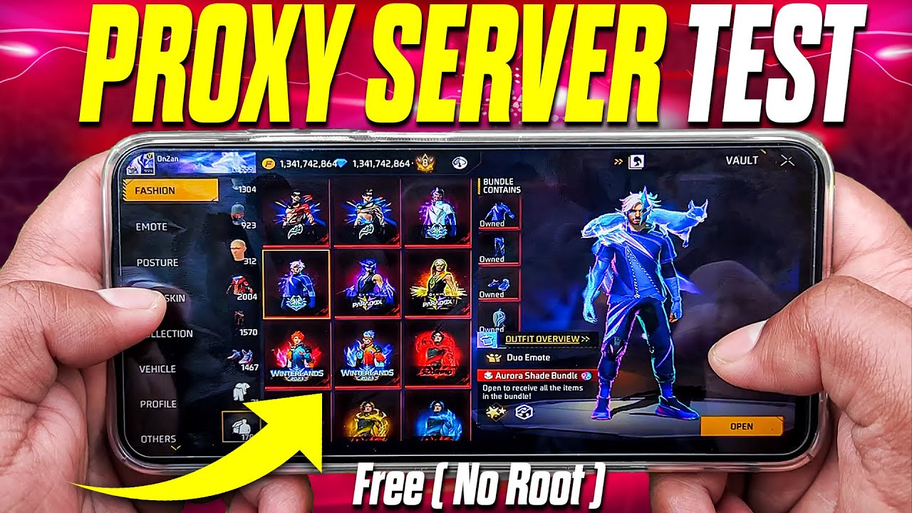 I Test Free Fire Proxy Server On Android (No Root)