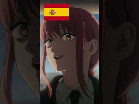 Makima in Different Languages (Chainsaw Man) #chainsawman
