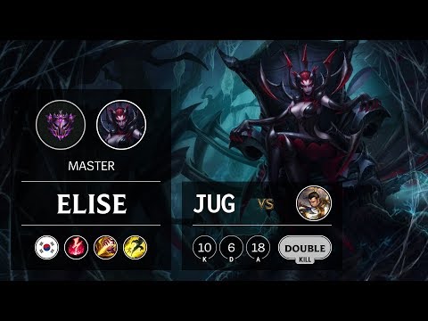 Elise Jungle vs Xin Zhao - KR Master Patch 9.16