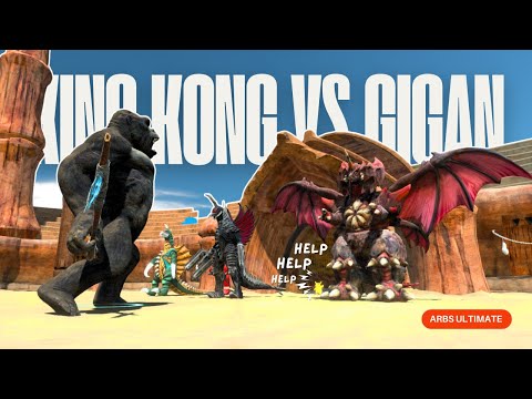 ARBS Monster War: King Kong and Godzilla vs Jurassic Dinosaur Army – Epic Titan Fight