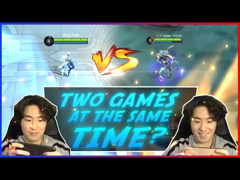 One Phone Gusion is too easy, play Two at ONCE | MLBB