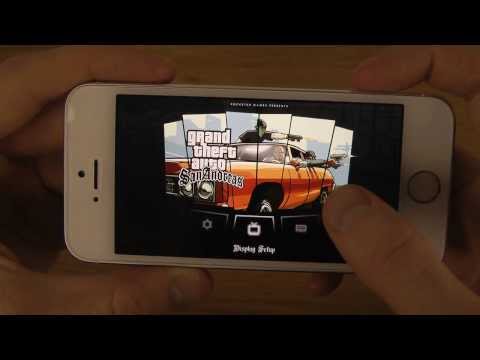 GTA San Andreas iPhone 5S iOS 7.0.5 Gameplay Performance Test