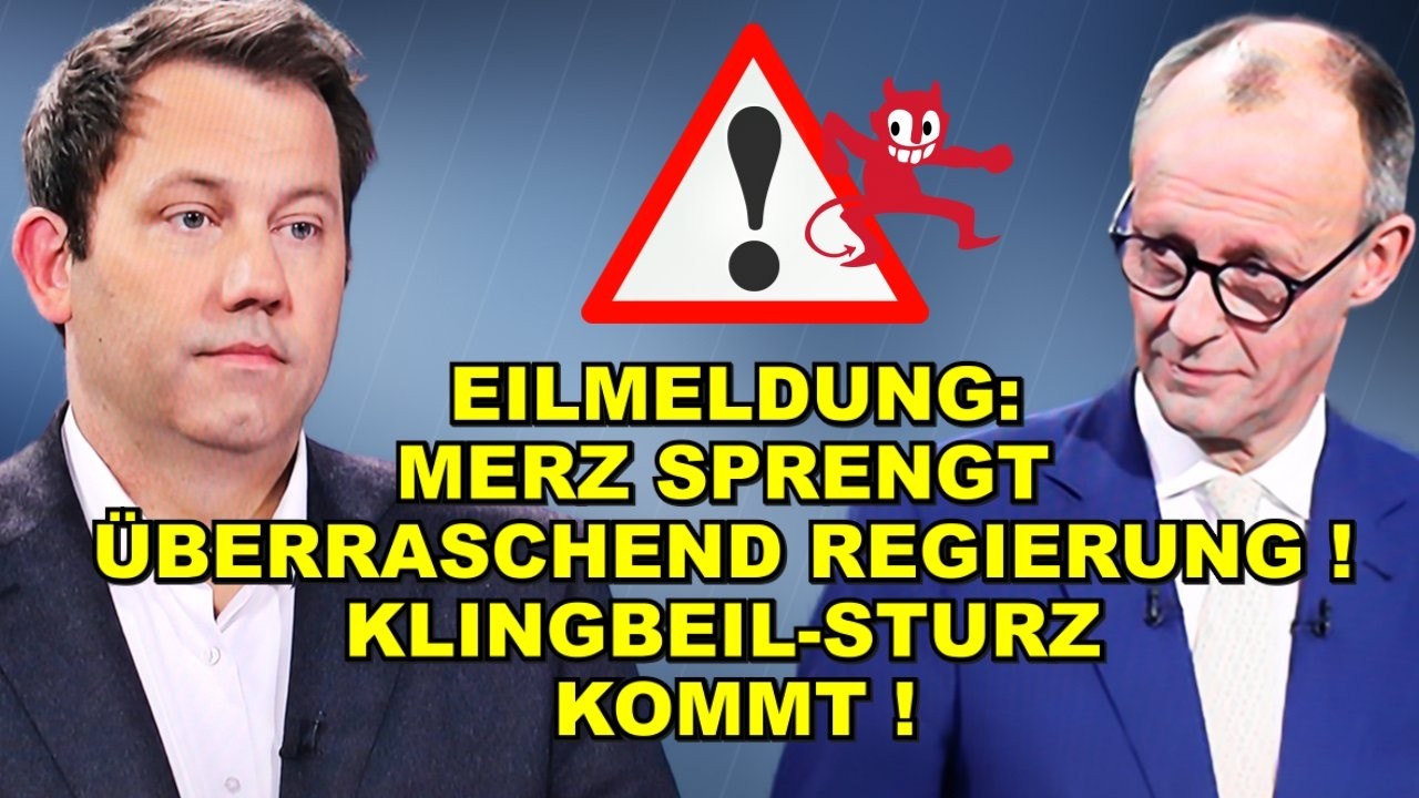EIL: Merz SPRENGT REGIERUNG! SPD-Sturz!
