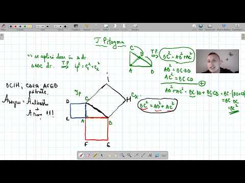 Teorema lui Pitagora cu 2 demonstrații!!!