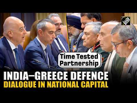 High-level India–Greece defence talks stress strategic partnership, security & economic cooperation