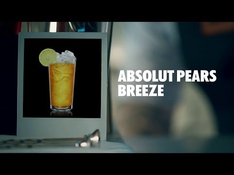 ABSOLUT PEARS BREEZE DRINK RECIPE - HOW TO MIX