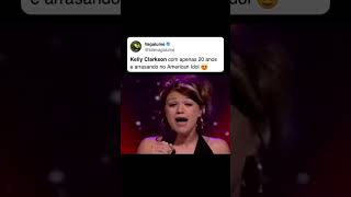 Kelly Clarkson arrasando ao cantar “RESPECT”, de Ottis Redding, famosa também na voz de Aretha Frank