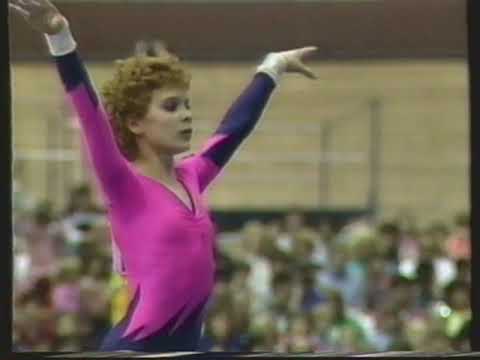 Dagmar Kersten (GDR) - Worlds 1985 - Floor Exercise Final