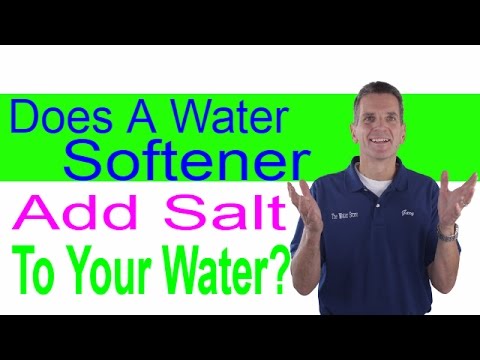 Does a Water Softener add salt to your water? Midland, Ontario