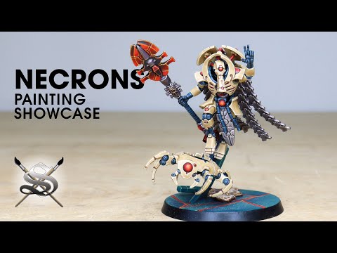 CUSTOM Necrons Dynasty Scheme Warhammer 40k Army Painting Showcase