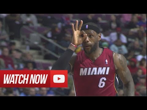 2014.03.28 - LeBron James Triple-Double Full Highlights at Pistons - 17 Pts, 12 Assists, 10 Reb