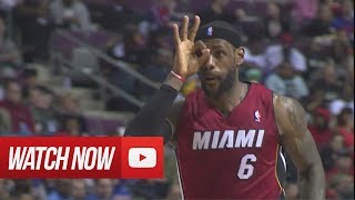 LeBron Jame - Miami Heat - triple-double - Detroit Pistons