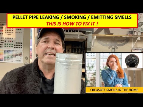 PELLET VENT PIPE - LEAKING / SMELLS / SOOT