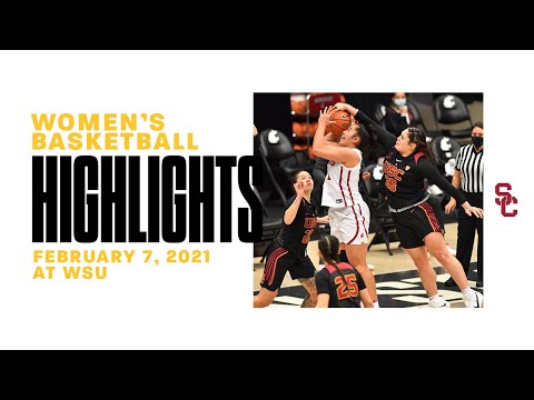 Women’s Basketball: USC 81, WSU 71 - Highlights 2/7/21