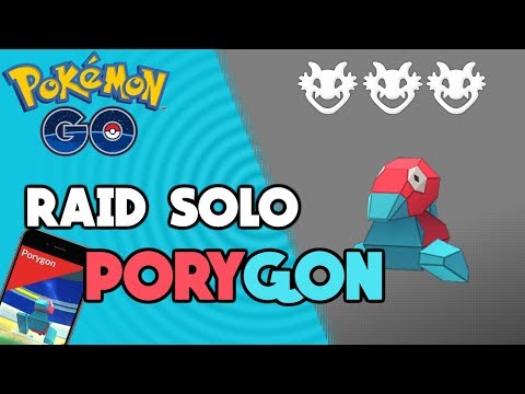 Pokemon GO | Tier 3 Raid Solo | PORYGON