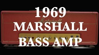 1969 Marshall Bass Amp #2