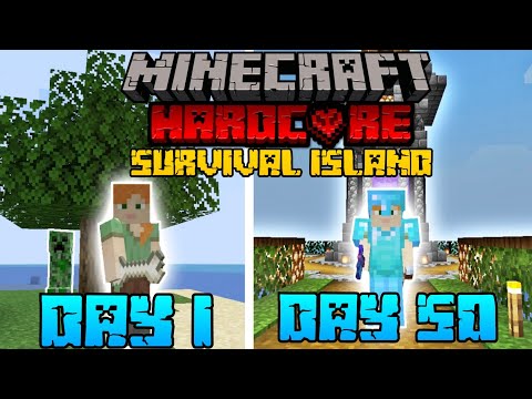 RaHul iS liT - I Survived 100 days on survival island in minecraft hardcore