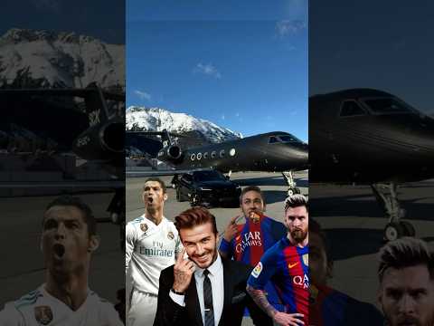 Footballers’ Most EXPENSIVE Private Jets! 😱 #ronaldo #messi #privatejet #shorts