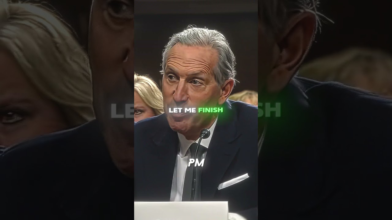 Howard Schultz (CEO of Starbucks) gets criticized for being a Billionaire🤯