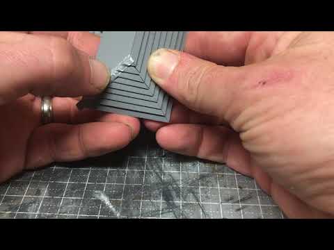 Building A OO Gauge Model Railway: In Brief - Simple Roof Detailing Technique