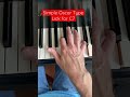 Oscar Peterson easy blues lick