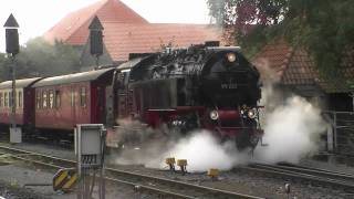 preview picture of video 'Mit Dampf durch Wernigerode'