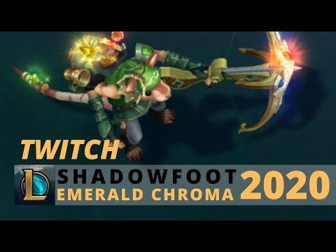 Shadowfoot Twitch Emerald Chroma 2020 - League Of Legends