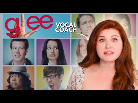 Vocal coach reacts to GLEE