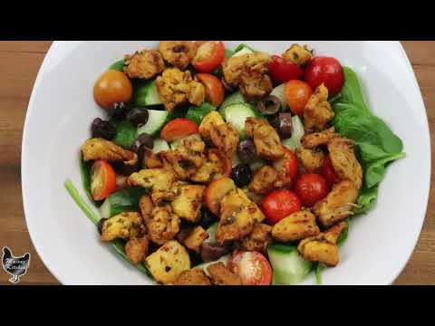 HOW TO MAKE BBQ CHICKEN SALAD – Quick Salad Recipe - Healthy Salad Recipes - Cooking Recipes in Urdu
