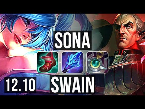 SONA & Ez vs SWAIN & Kog'Maw (SUP) | 7/1/19, 300+ games | EUW Master | 12.10