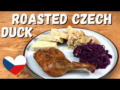 My Favourite Food from Prague | Roasted Czech Duck | with Bread + Potato Dumplings