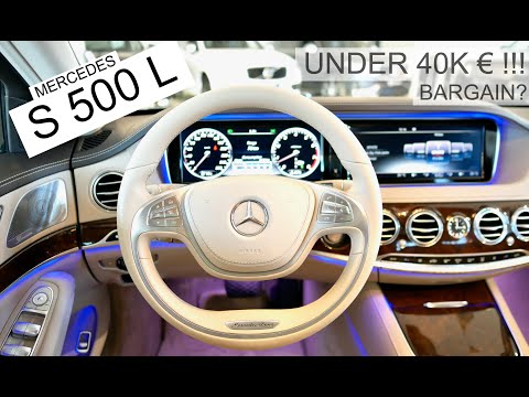 Used 2014 Mercedes S500 L 4Matic - bargain for under 40k EUR? Full POV review 4K