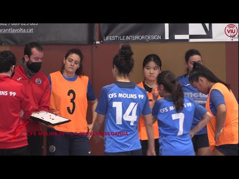 CFS MOLINS 99   CF CERVERA-SEGARRA  Futbol sala femení abril 2022