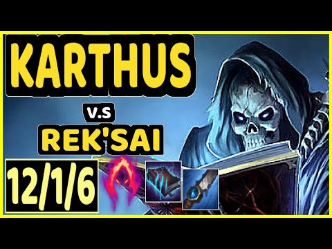 REVOLTA (KARTHUS) vs REK'SAI - 12/1/6 KDA JUNGLE CHALLENGER GAMEPLAY - BR